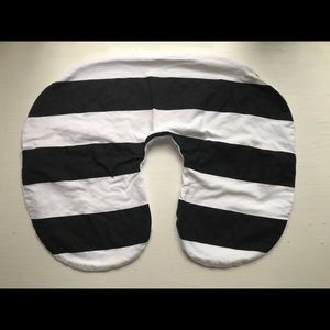 Black and White Striped Boppy Cover